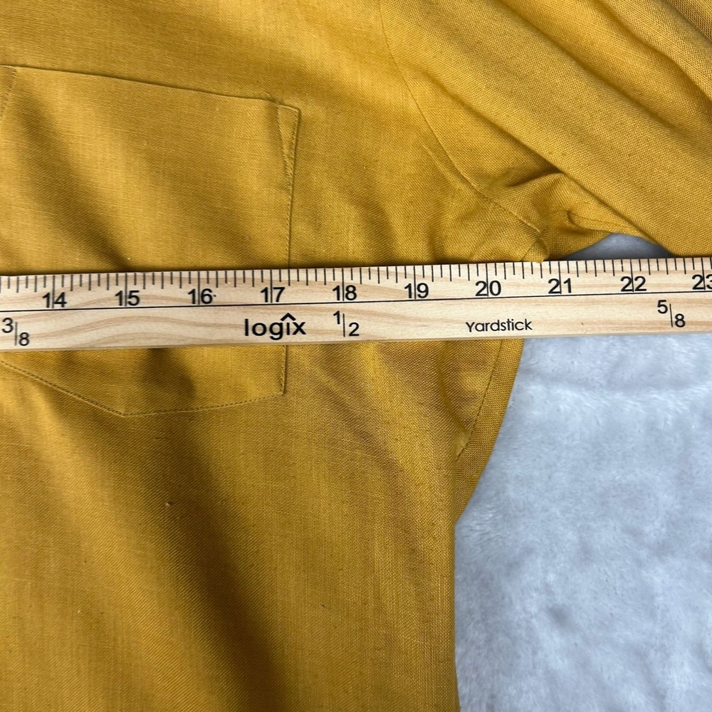 Vintage McGregor Scotset Oxford Button Down Shirt Permanent Press Gold size 15 - Picture 5 of 8